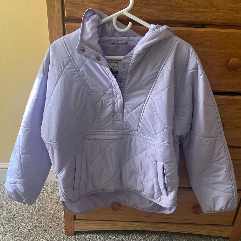 American Eagle Light Purple Puffer Jacket
